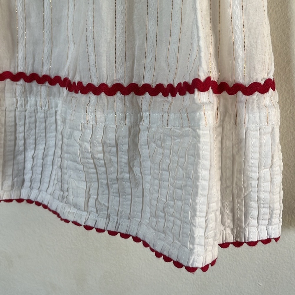 100% Cotton Girls Sundress with Beautiful Embroidery Details, Girls Sz 5T - Picture 8 of 9